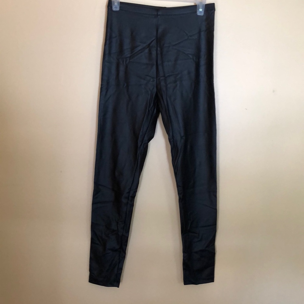 Forever 21 imitation leather leggings